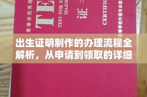 湘阴出生证明制作的办理流程全解析，从申请到领取的详细指南