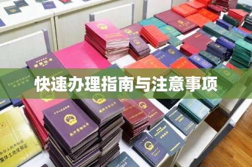 湘阴快速办理指南与注意事项