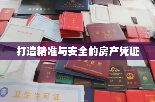 湘阴打造精准与安全的房产凭证